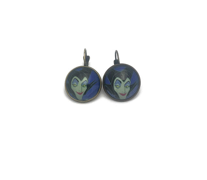 2017 Villains Maleficent USA Stamp - Postage Stamp Earrings