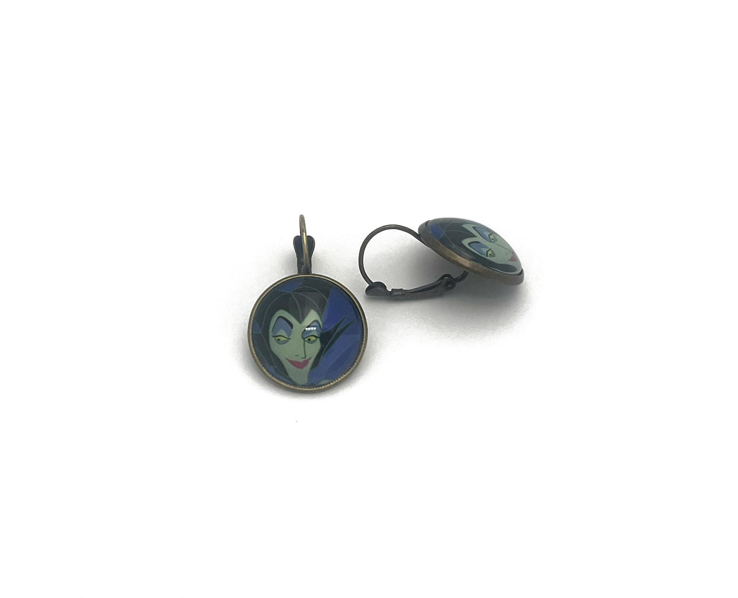 2017 Villains Maleficent USA Stamp - Postage Stamp Earrings