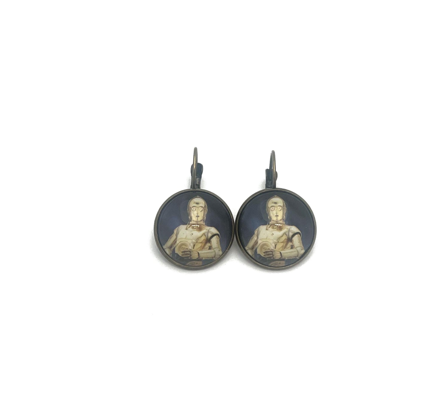 2021 Star Wars Droid C-3PO USA Stamp - Postage Stamp Earrings