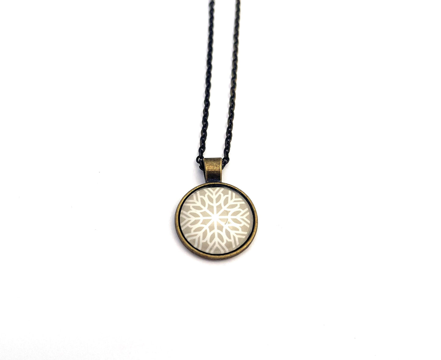 2024 Snowflake Winter Whimsy USA Stamp - Postage Stamp Necklace