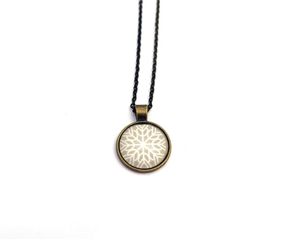2024 Snowflake Winter Whimsy USA Stamp - Postage Stamp Necklace