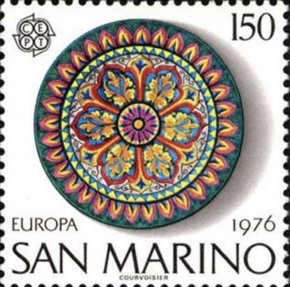 1976 San Marino Stamp - Postage Stamp Necklace