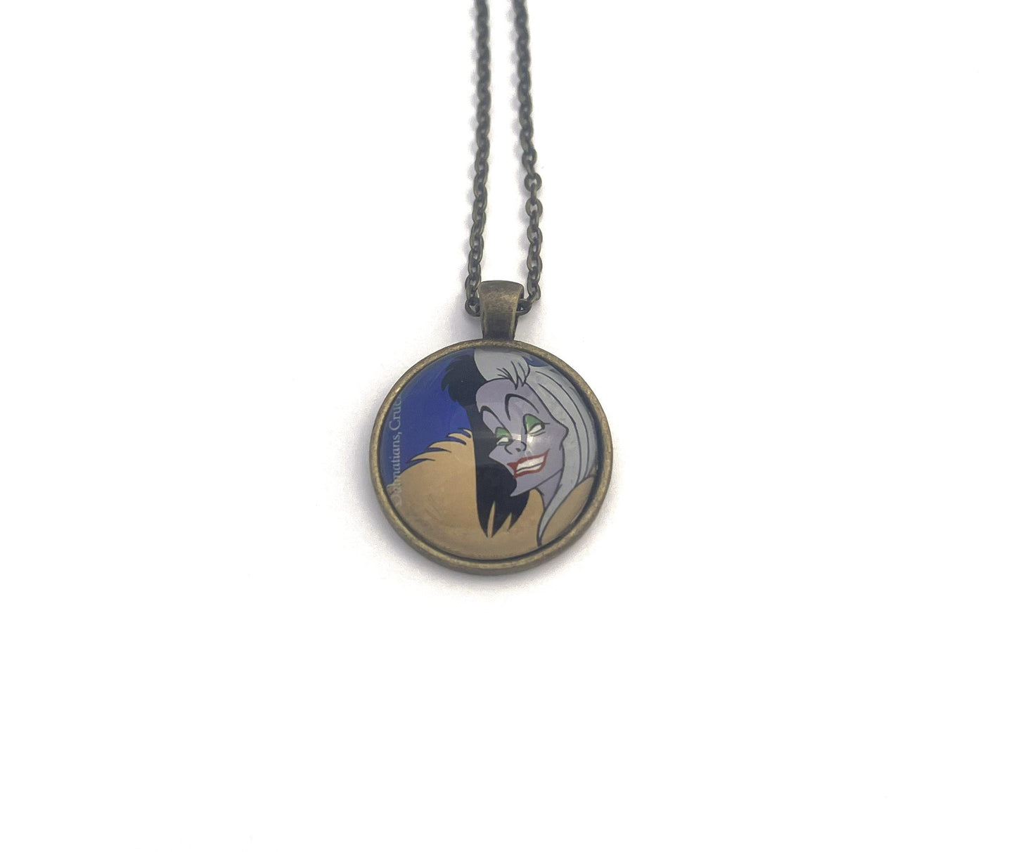 2017 Villains Cruella USA Stamp - Postage Stamp Necklace