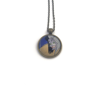 2017 Villains Cruella USA Stamp - Postage Stamp Necklace