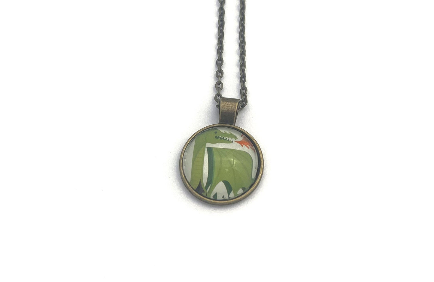 2018 USA Dragon Stamp - Postage Stamp Necklace