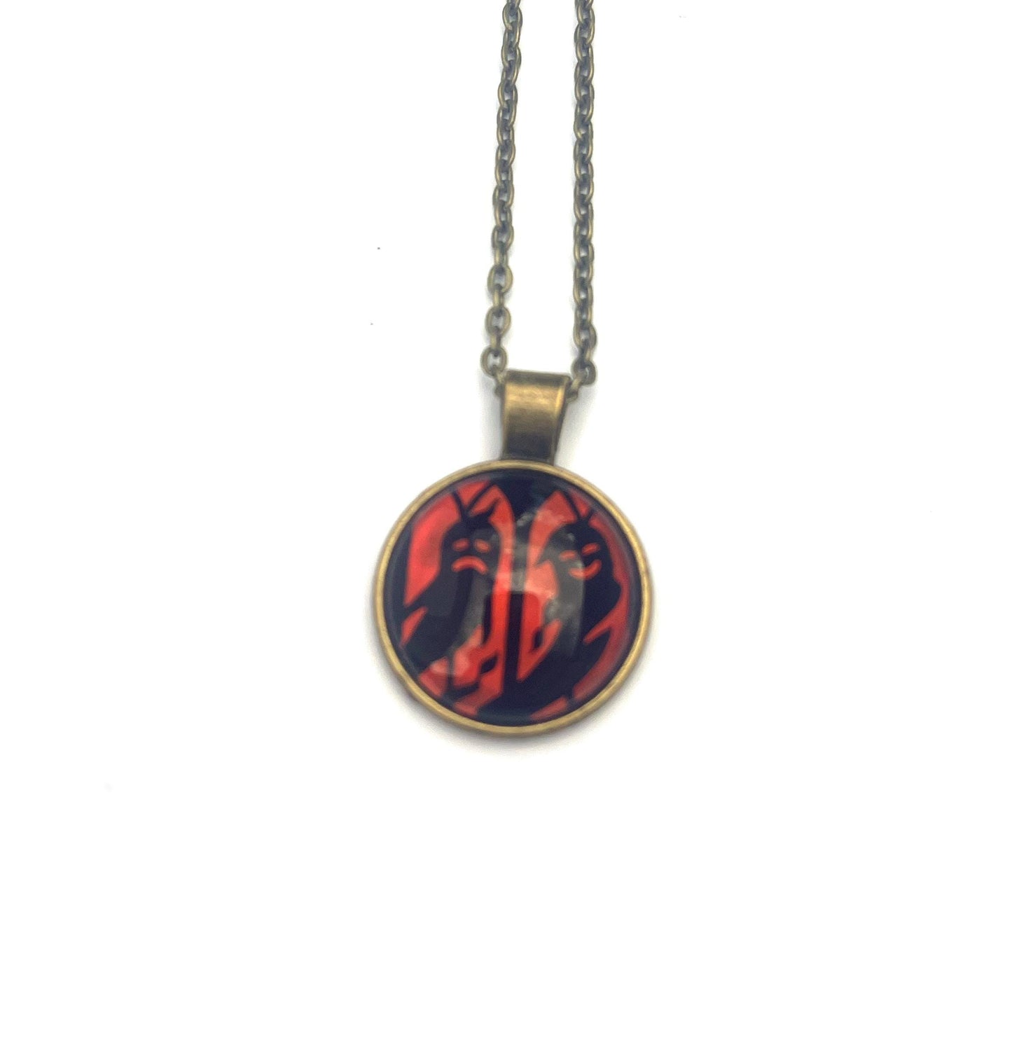 2019 USA Spooky Silhouettes Ghost Stamp - Postage Stamp Necklace
