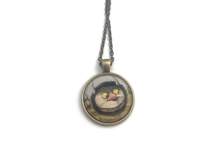 2006 Children's Book - Where the Wild Things Are - USA Stamp - Postage Stamp Necklace