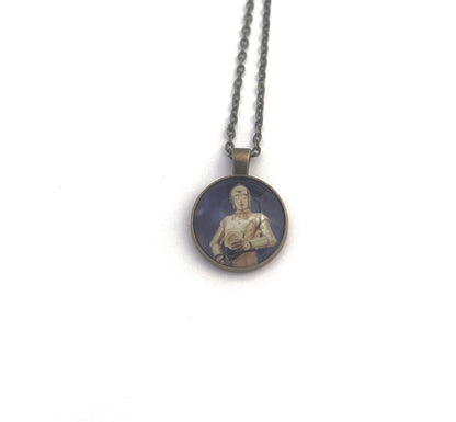 2021 Star Wars Droid C-3PO USA Stamp - Postage Stamp Necklace