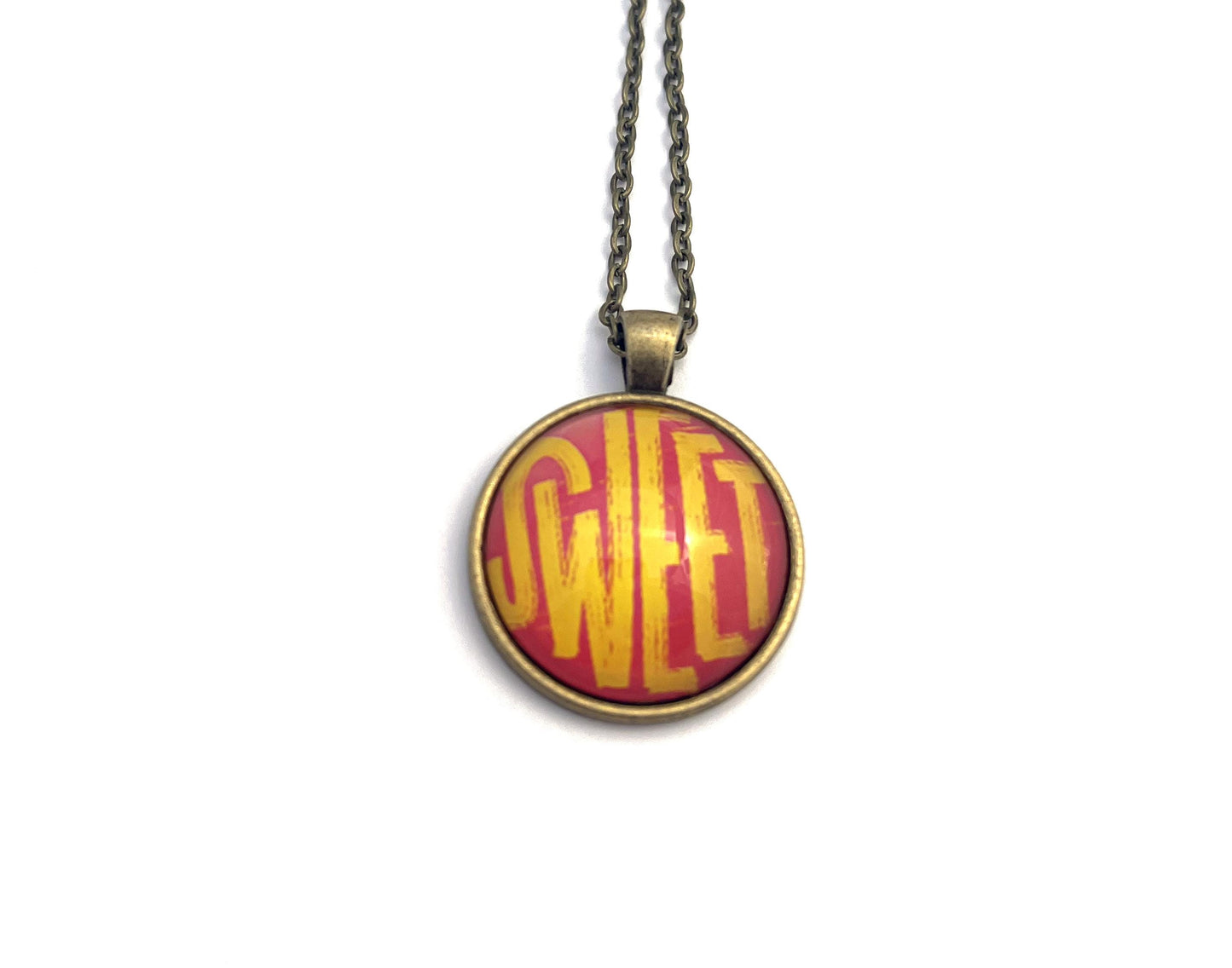 2024 Pinback Button USA Stamp - Postage Stamp Necklace