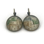1963 Amboise Castle - France Stamp - Postage Stamp Earrings