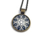 2024 Snowflake Winter Whimsy USA Stamp - Postage Stamp Necklace