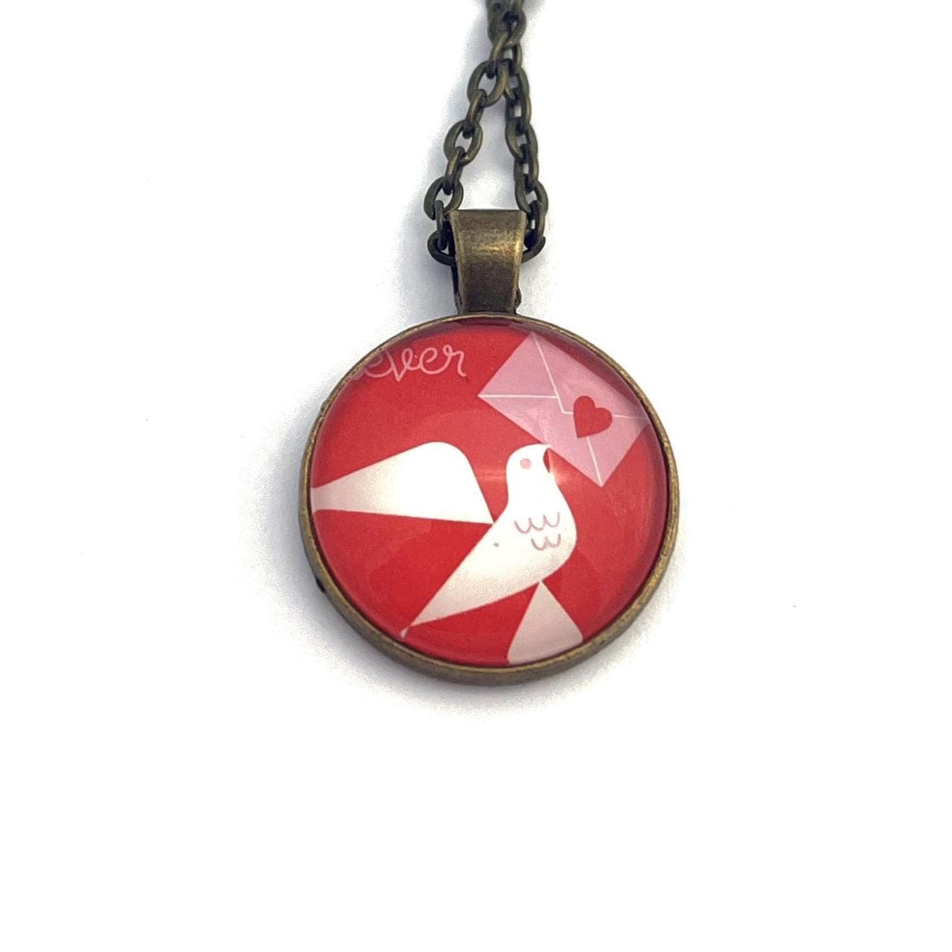2024 USA Love Bird Stamp - Postage Stamp Necklace