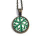 2015 USA Geometric Snowflakes Stamp - Postage Stamp Necklace