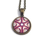 2015 USA Geometric Snowflakes Stamp - Postage Stamp Necklace