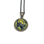 2019 USA Spooky Silhouettes Cats Stamp - Postage Stamp Necklace