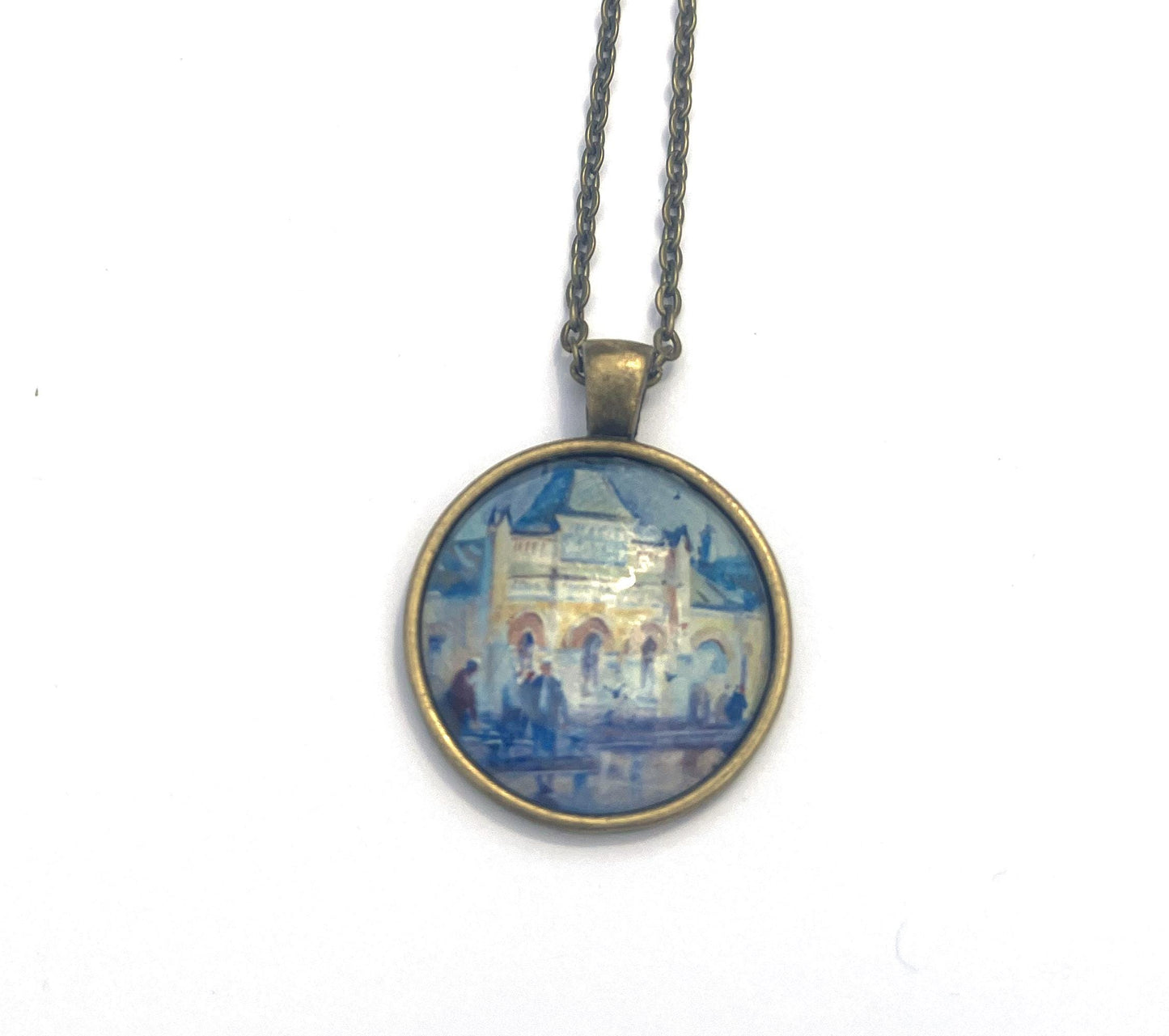 2024 Bucha Ukraine Stamp - Postage Stamp Necklace