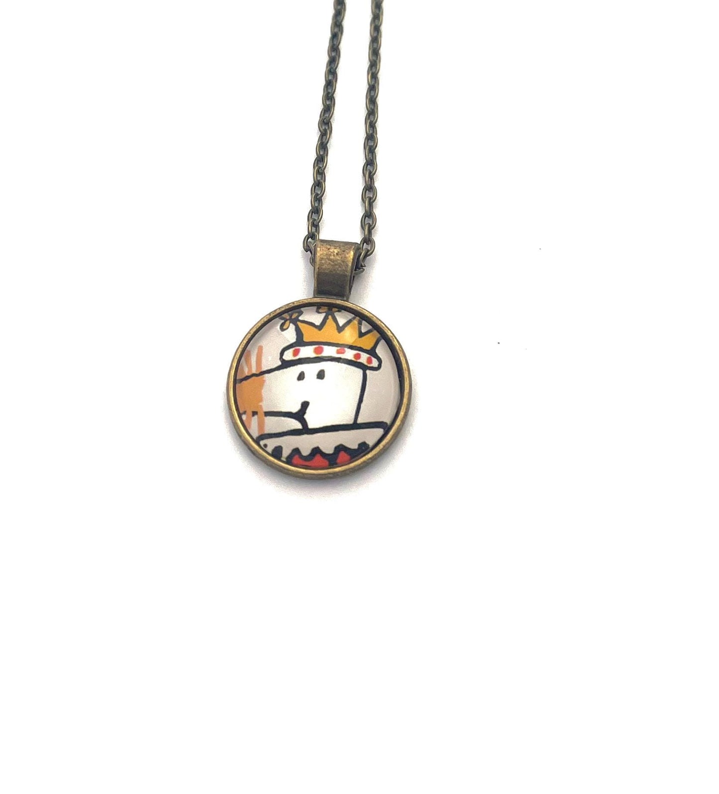 2006 Children's Book - USA Stamp - Postage stamp jewelry - Postage Stamp Necklace