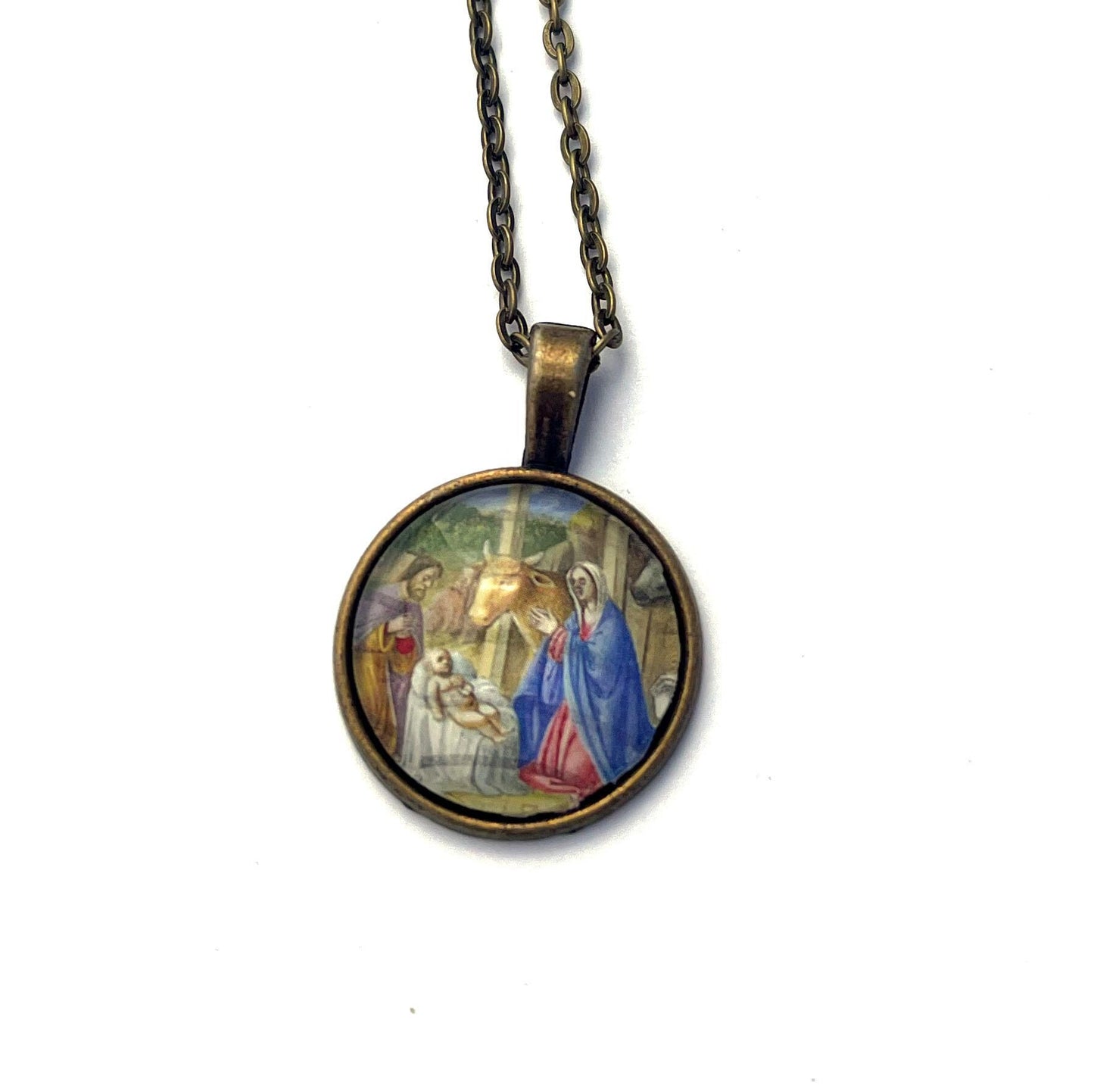 1995 Christmas - Ireland Stamp - Postage stamp jewelry - Postage Stamp Necklace