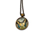 1965 Swallowtail Butterfly - Lebanon Stamp  - United States Stamp - Postage stamp jewelry - Postage Stamp Necklace
