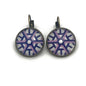 2015 Geometric Snowflakes USA Stamp - Postage Stamp Earrings