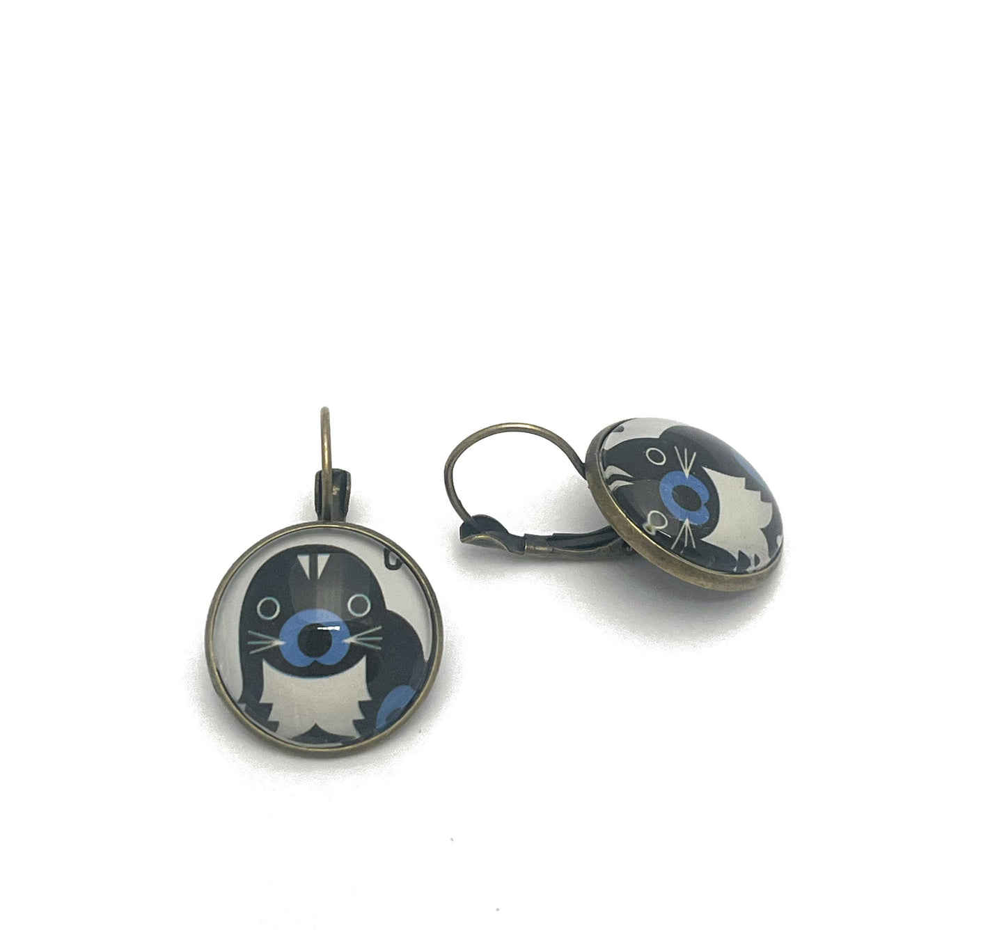 2025 Baby Wild Animals USA Stamp - Postage Stamp Earrings