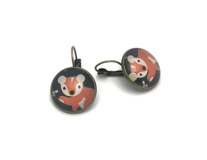 2025 Baby Wild Animals USA Stamp - Postage Stamp Earrings