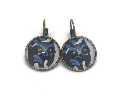 2025 USA Baby Wild Animals Stamp - Postage Stamp Earrings
