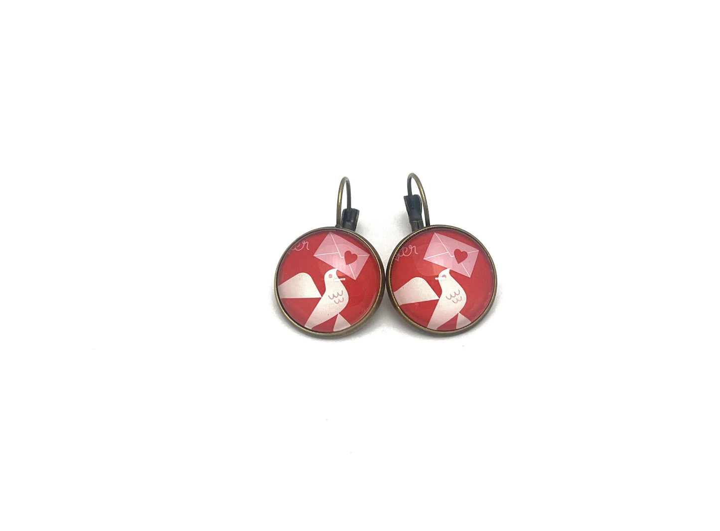 2024 USA Love Bird Stamp - Postage Stamp Earrings