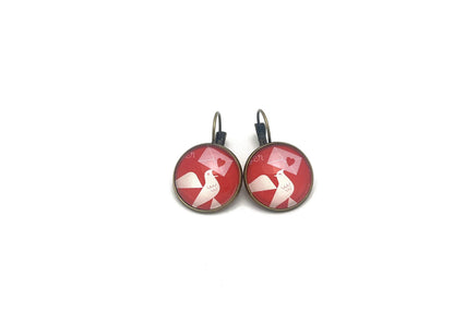 2024 USA Love Bird Stamp - Postage Stamp Earrings