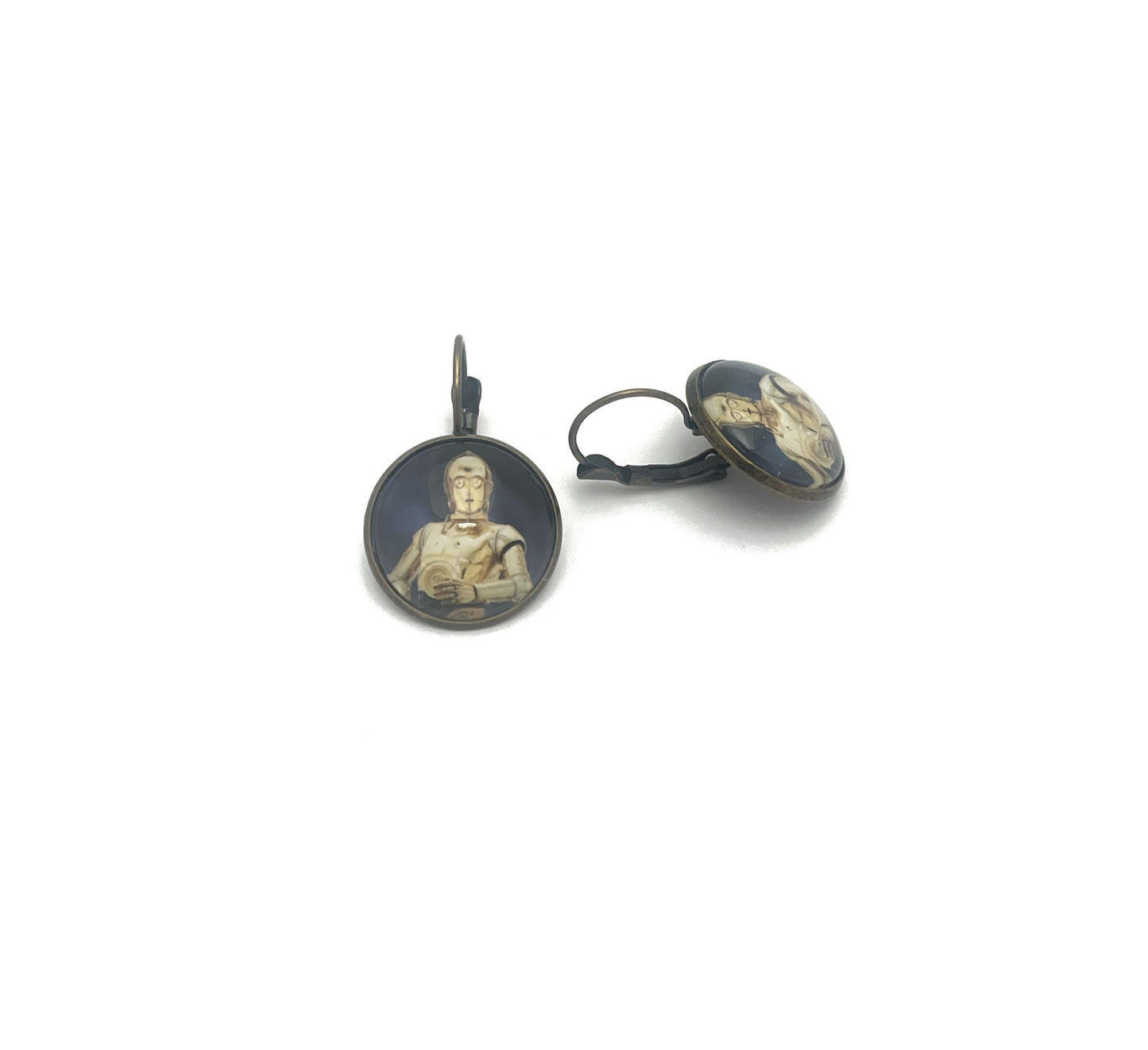 2021 Star Wars Droid C-3PO USA Stamp - Postage Stamp Earrings