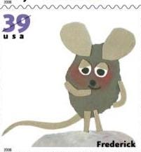 2006 Children's Book Frederick USA Stamp - Postage Stamp Earrings