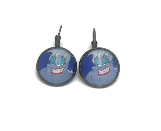 2017 Villains Ursula USA Stamp - Postage Stamp Earrings