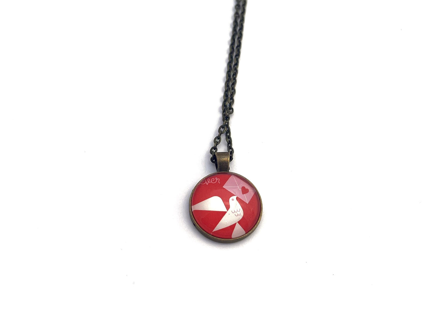 2024 USA Love Bird Stamp - Postage Stamp Necklace