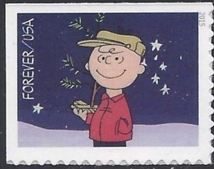 2015 A Charlie Brown Christmas USA stamp - Postage Stamp Necklace