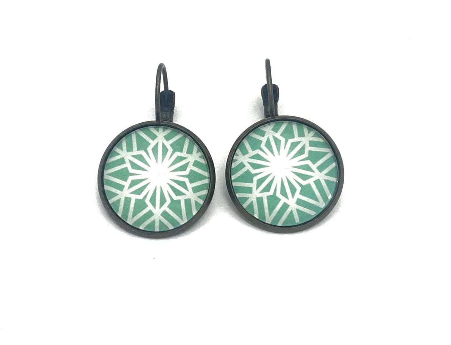2024 Snowflake Winter Whimsy USA Stamp - Postage Stamp Earrings