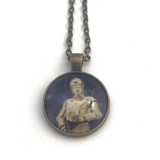 2021 Star Wars Droid C-3PO USA Stamp - Postage Stamp Necklace