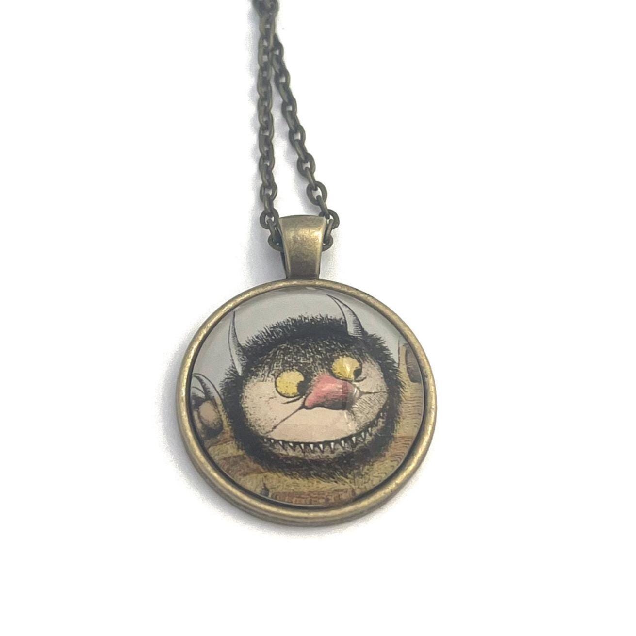 2006 Children's Book - Where the Wild Things Are - USA Stamp - Postage Stamp Necklace