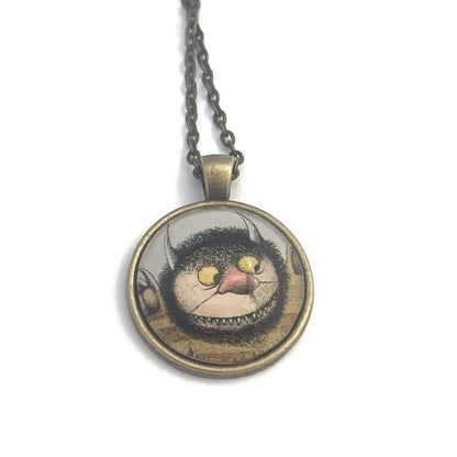 2006 Children's Book - Where the Wild Things Are - USA Stamp - Postage Stamp Necklace