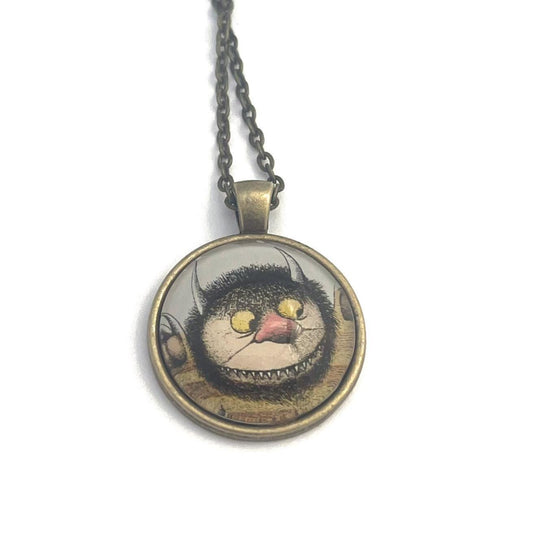2006 Children's Book - Where the Wild Things Are - USA Stamp - Postage Stamp Necklace