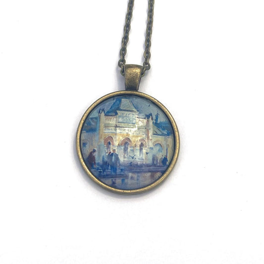 2024 Bucha Ukraine Stamp - Postage Stamp Necklace