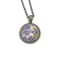 2020 Lavender Ukraine Stamp - Postage Stamp Necklace