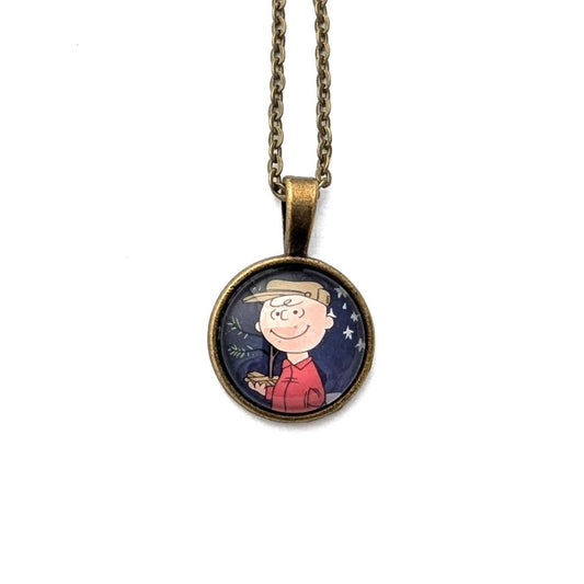 2015 A Charlie Brown Christmas USA stamp - Postage Stamp Necklace