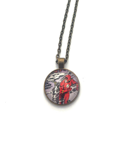 2006 Flash Stamp - United States Stamp - Postage Stamp Jewelry - Vintage Postage Stamp Necklace - Antique Bronze Finish