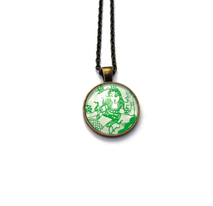 2005 The Little Mermaid - Hong Kong Stamp - Postage stamp jewelry - Postage Stamp Necklace