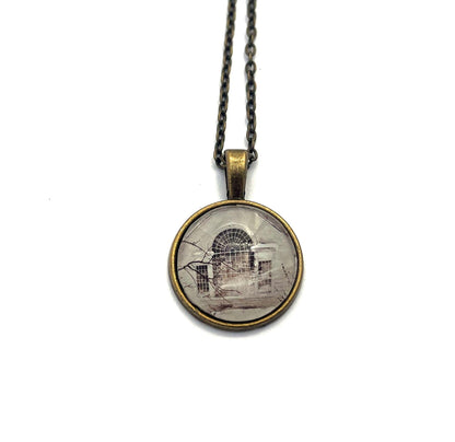 2017 "North Light" Wyeth - United States Stamp - Postage stamp jewelry - Postage Stamp Necklace