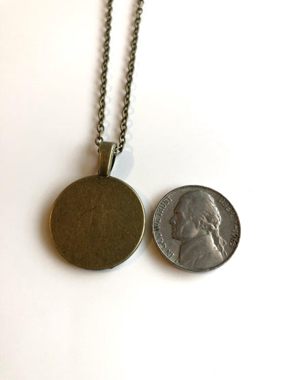 2021 USA Western Wear Boot - USA Stamp - Postage Stamp Jewelry - Vintage Postage Stamp Necklace - Antique Bronze Finish