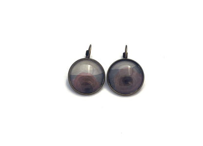 2013 Arthur Dove - USA Stamp - Postage stamp jewelry - Vintage Postage Stamp Earrings - French clip earrings in antique bronze finish