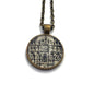 1944 Cathedral of Angouleme - France Postage Stamp - Postage stamp jewelry - Postage Stamp Necklace