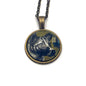 1964 Laika - USSR Stamp - United States Stamp - Postage stamp jewelry - Postage Stamp Necklace