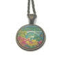 1972 Bridge - Japan Stamp - United States Stamp - Postage stamp jewelry - Postage Stamp Necklace
